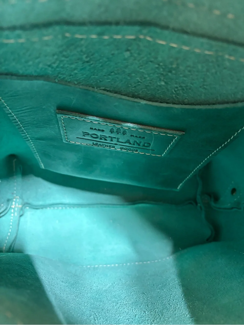 Portland Leather Large Tote backpack in Reef
